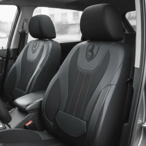Funda Vulpin Origen Tela y Cuero Premium Deportiva Negra