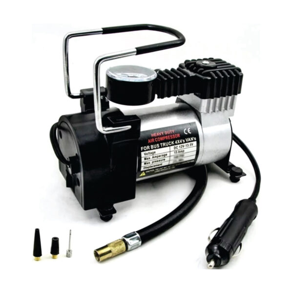 Compresor 12V Metálico 1 Cilindro | 150 PSI – 35 L/min